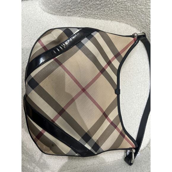 Burberry Nova Checkered PVC Shoulder Bag - Good Condition with Dustbag - Picture 5 of 9